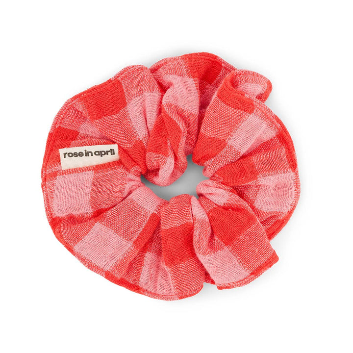 SCRUNCHIE VICHY PINK / RED