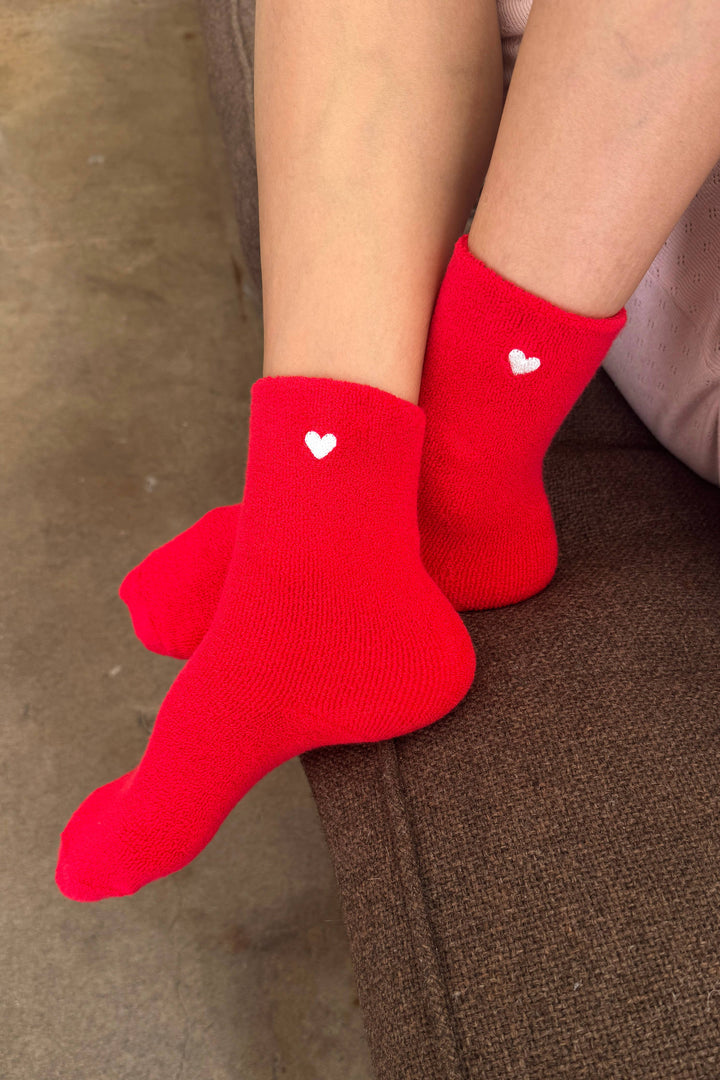 Embroidered Cloud Socks