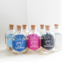 Load image into Gallery viewer, Sage Green Matches in a Glass Jar: Fall &amp; Christmas Decor FC13