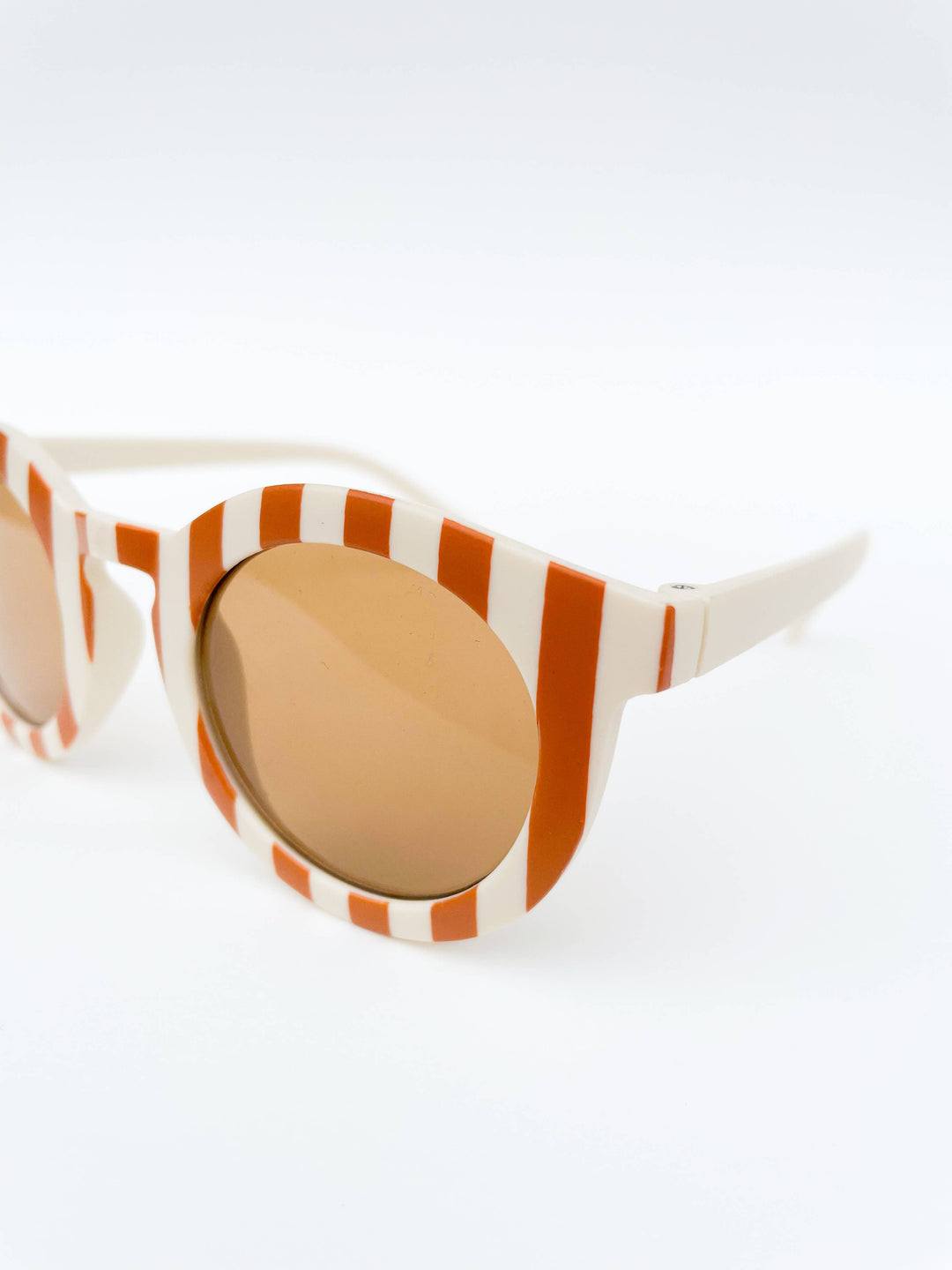 Cabana Cream &amp; Tan Stripe Kids Toddler Sunglasses