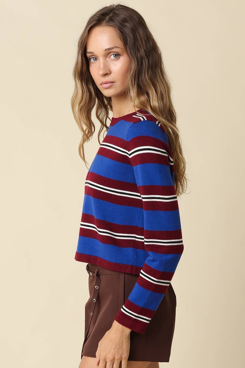 Addison Stripe Knit Top