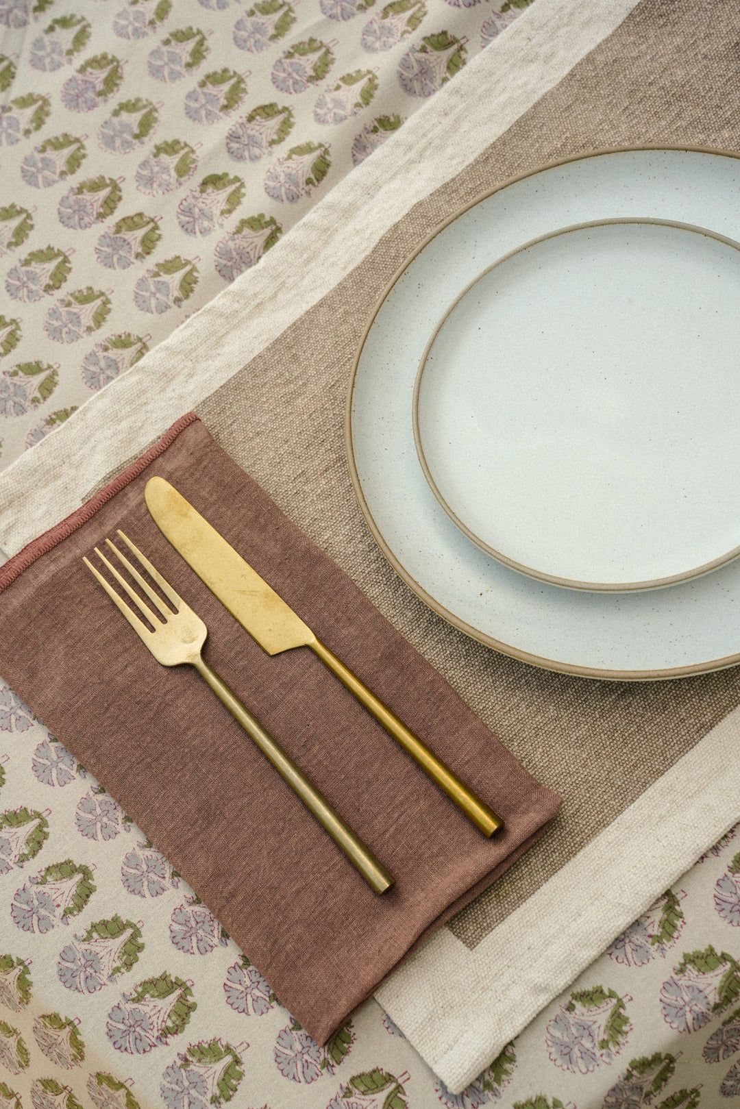 Nandini Block Print Tablecloth DB542