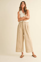 Load image into Gallery viewer, P4093   LOOSE FIT PLEATED WAIST COTTON PANTS