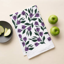 Load image into Gallery viewer, Tulips Tea Towel / Kitchen Decor / Midwest Made