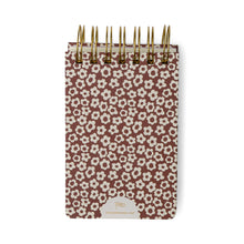 Load image into Gallery viewer, Chunky Notepad - Burgundy Groovy Floral