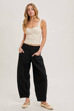 Load image into Gallery viewer, RELAXED BARREL PANTS WITH POCKETS
