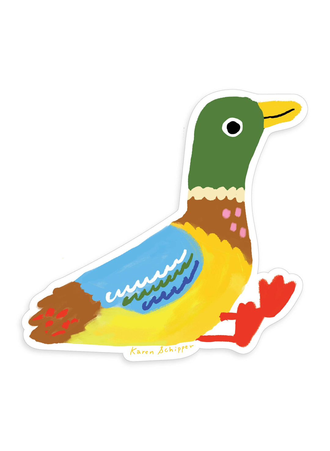 Mallard Duck Sticker  KSS