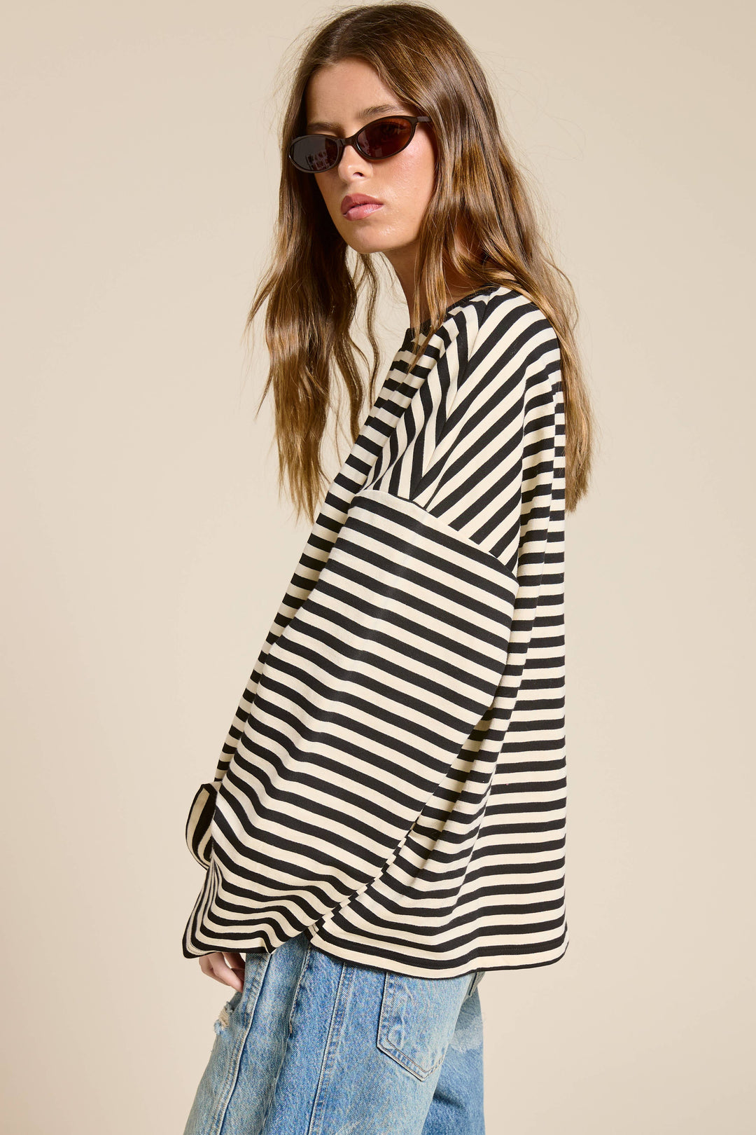 Striped Terry Top MOS23