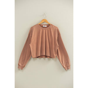 Cropped Crewneck Sweatshirt HYF11