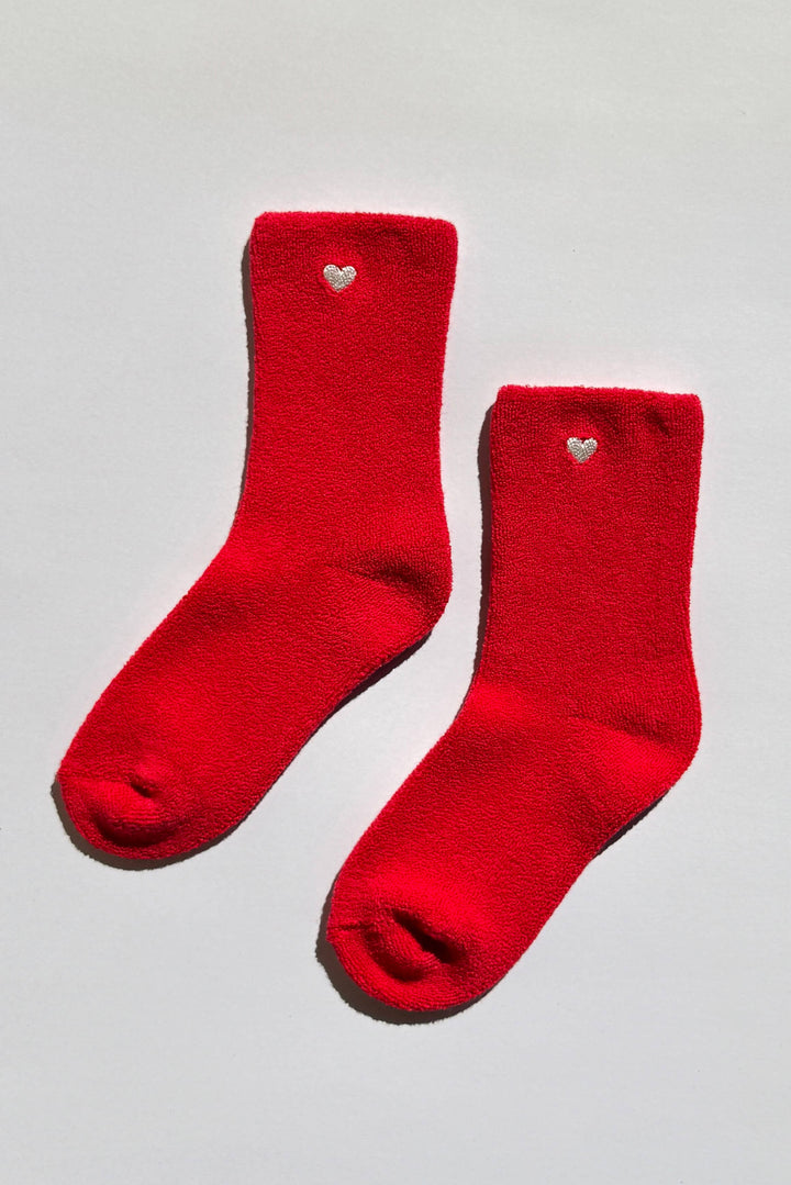 Embroidered Cloud Socks