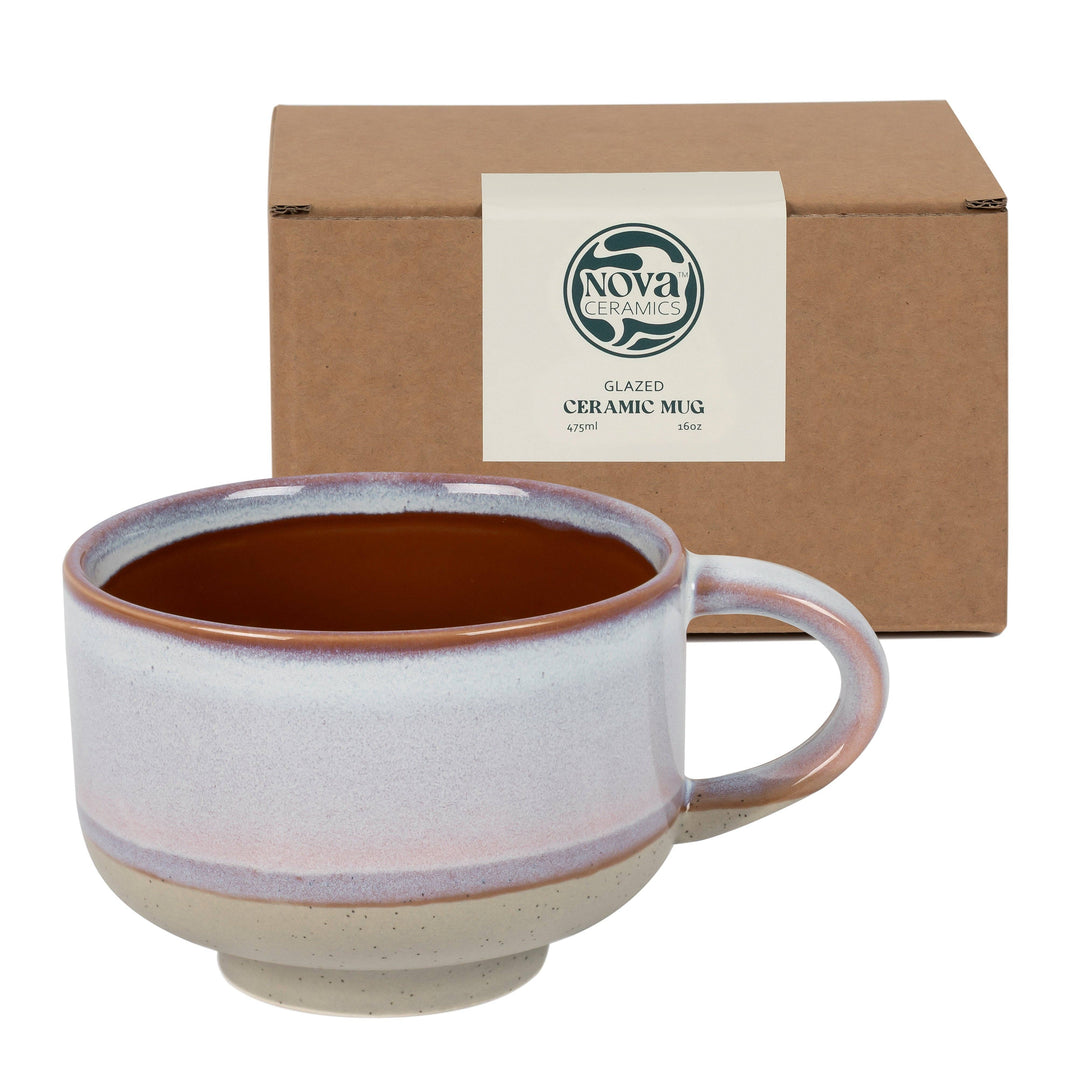 Horizon Handmade Ceramic Mug 16oz | Stoneware Coffee Mug NV54