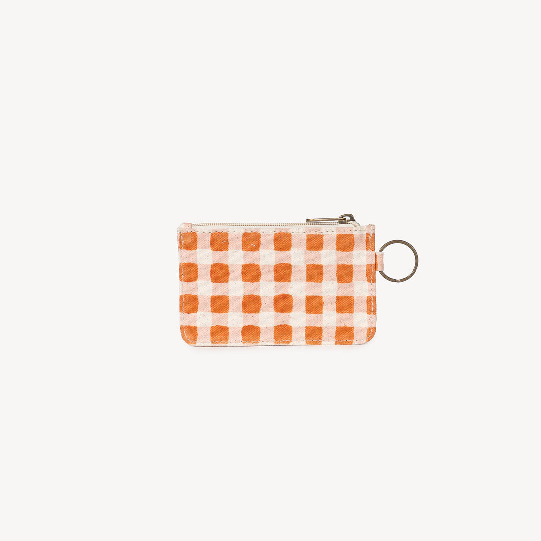 ID Pouch - Harvest Gold Gingham joyn15