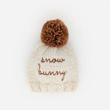 Load image into Gallery viewer, Snow Bunny Pecan Beanie Hat for Baby &amp; Kids