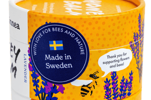 Beeswax balm with Orange in paper packaging -English version