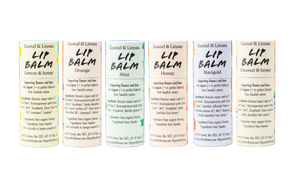 Lip balm - Marigold - in paper package