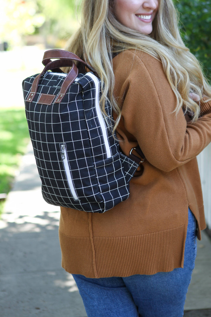 Zippered Backpack, Belvedere
