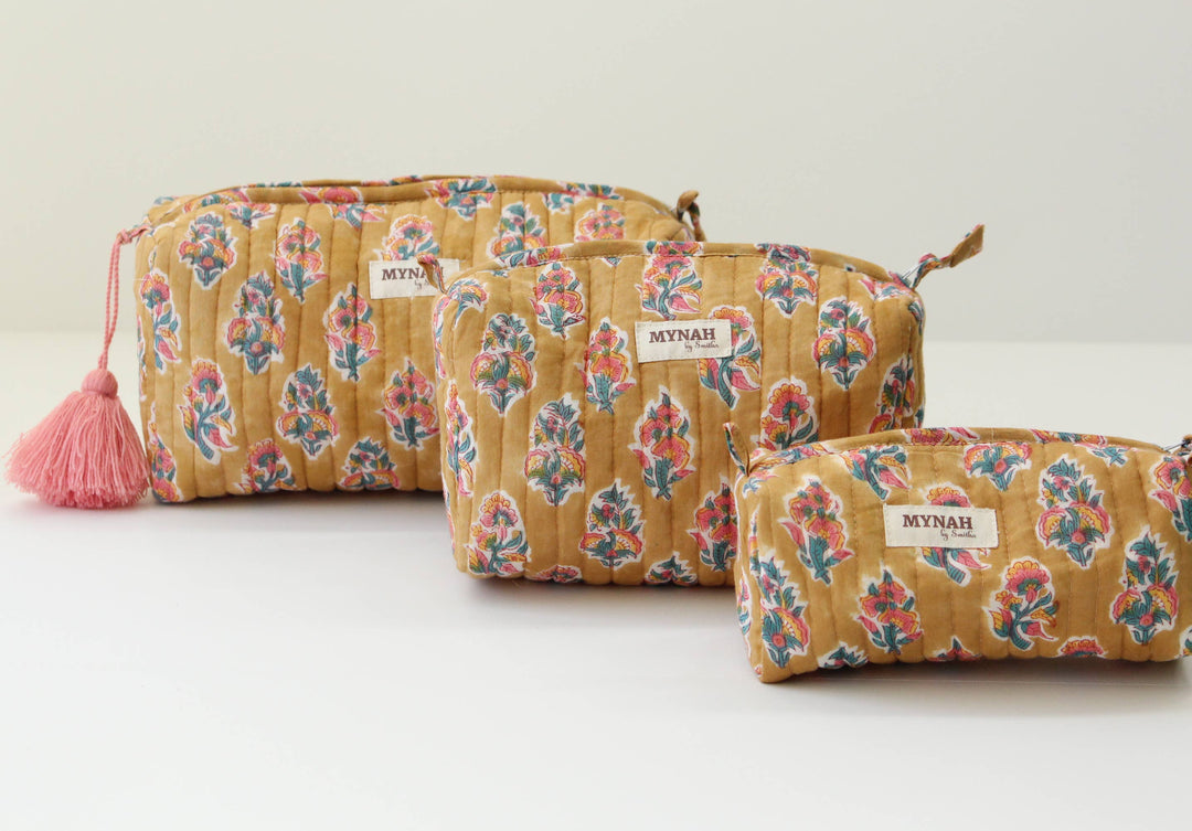 Henna motif print travel/makeup/organizer/wet bag MH875