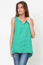 Load image into Gallery viewer, Lea &amp; Luc 100% Linen Tank Top REF. 38009