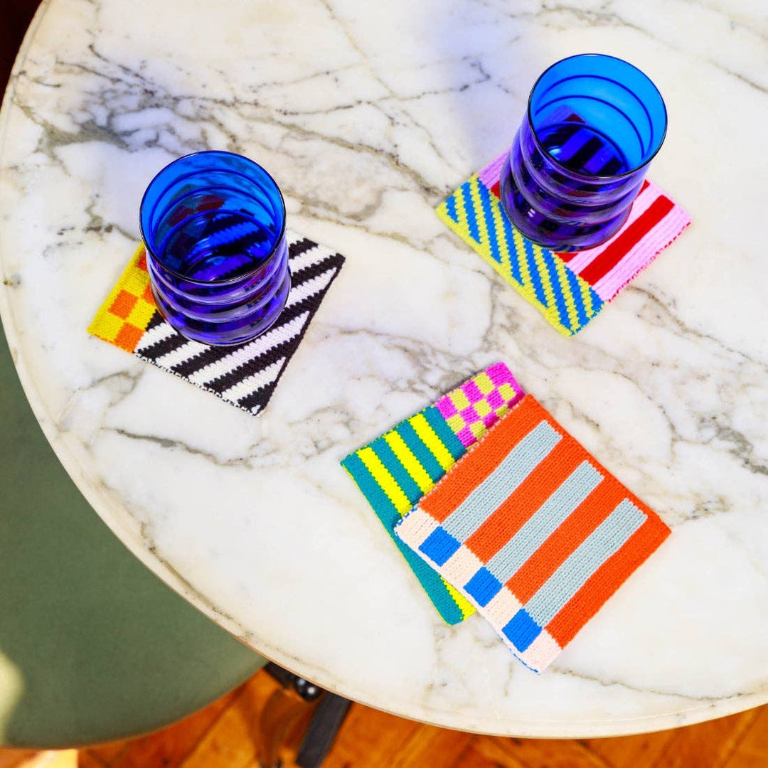 Pattern Patch Coaster Set VR299