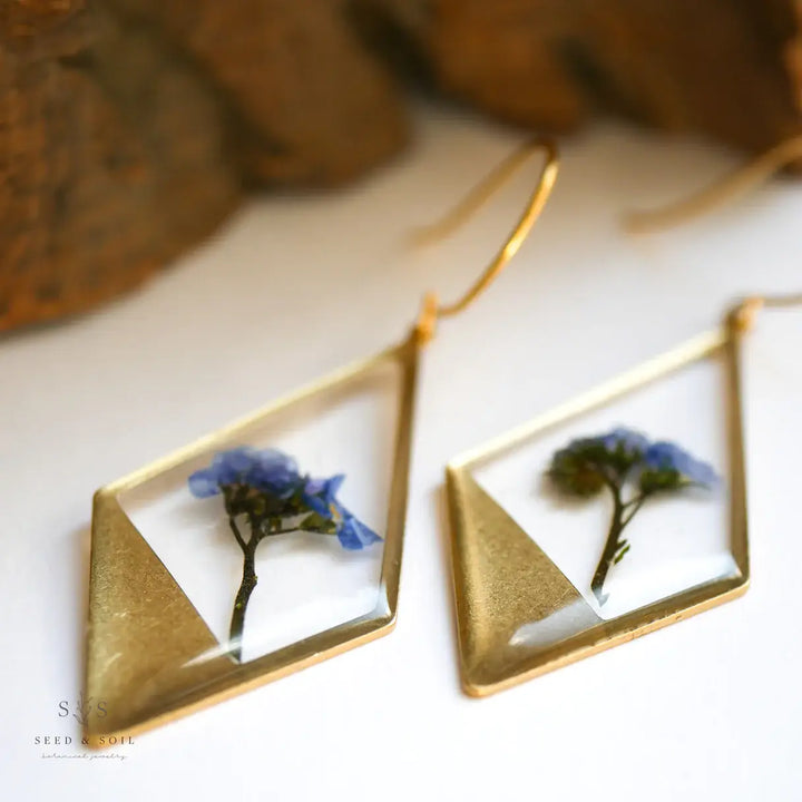 Hanging Terrarium Earrings 