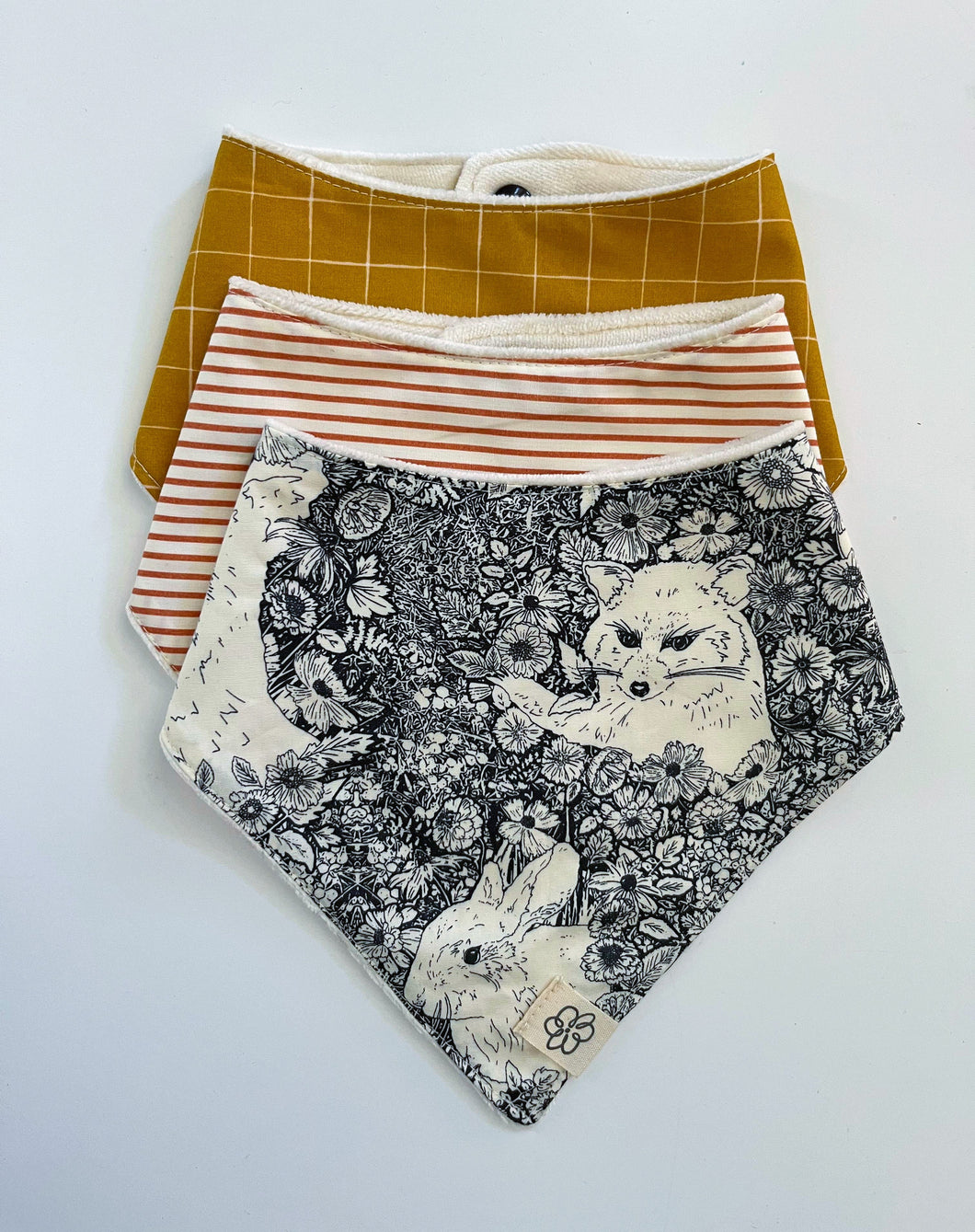 Baby Bandana Bib Set of 3