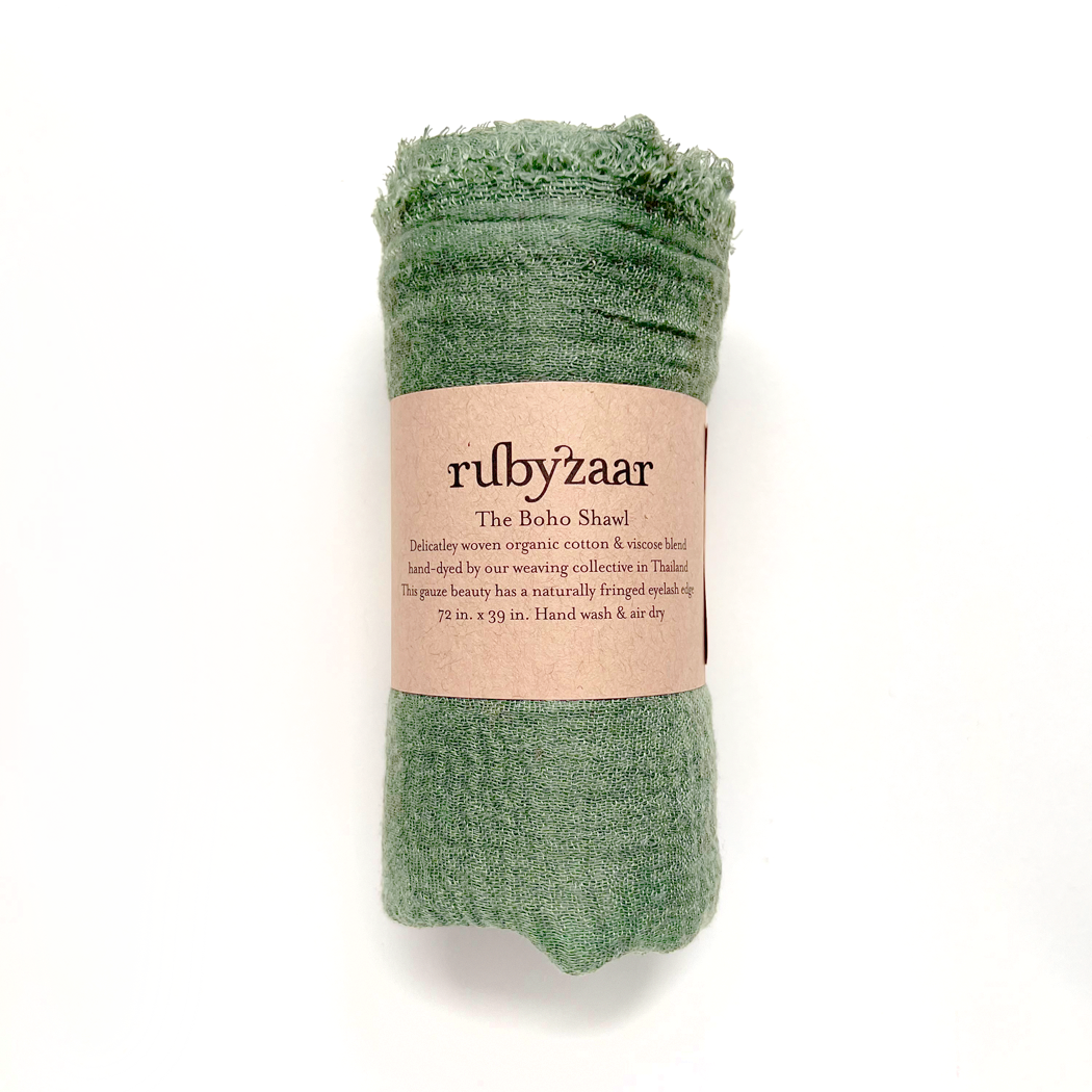 Boho Scarf - Forest