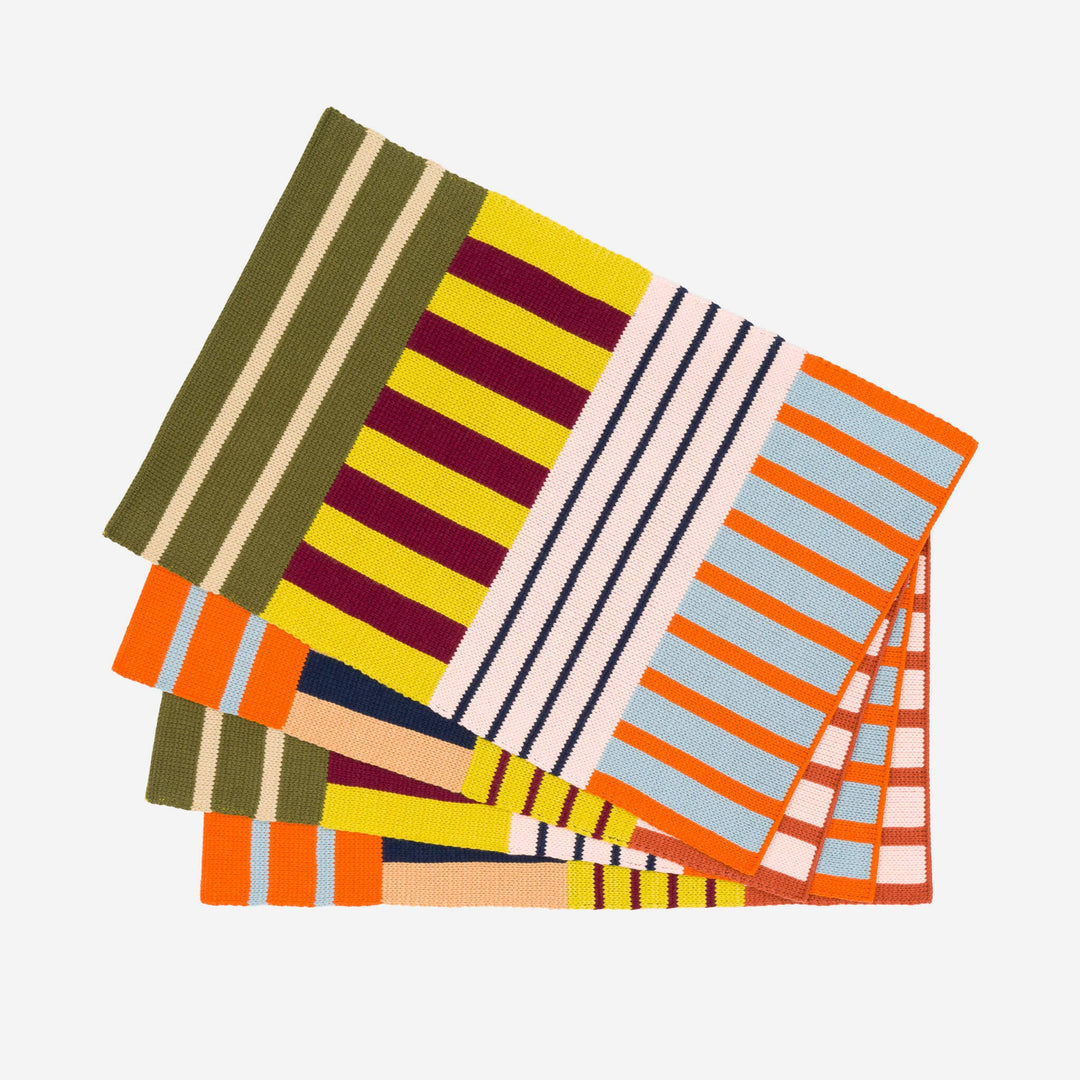 Patchwork Stripe Placemat Set VRP22