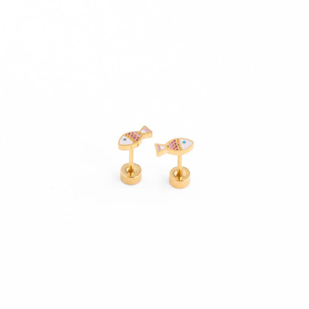 Fish Stud Earrings PP452