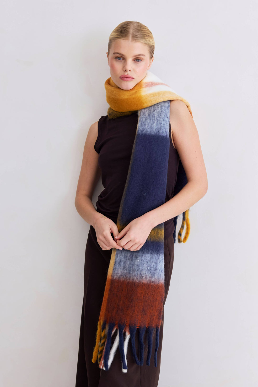 The Stockholm Scarf - 100% Recycled - Midnight Summer - FW26