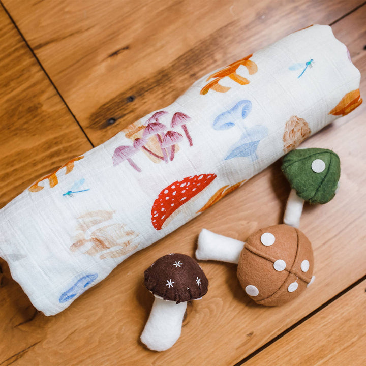 Mushrooms Baby Swaddle CT24