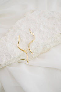 Abstract Line Earrings
