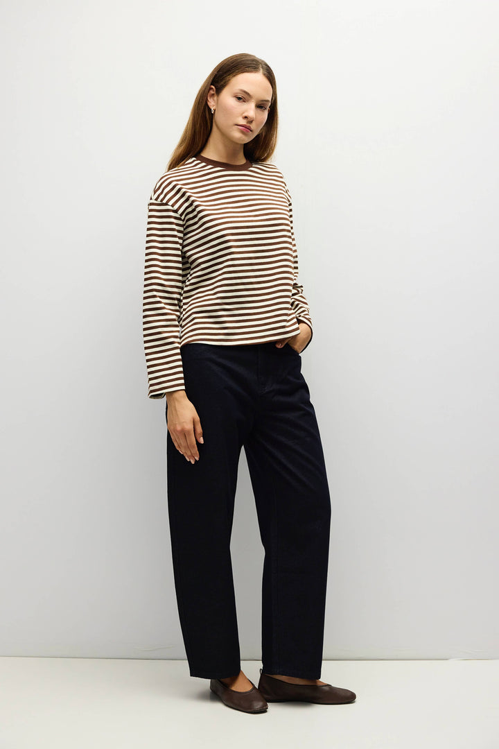 The Jessie Top | Striped Long Sleeve T-Shirt A674