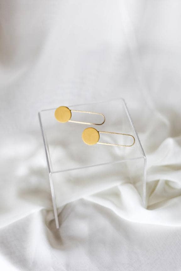 Zoe Oval Earrings HB04