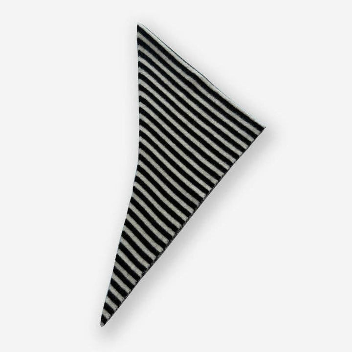 Striped Wool Triangle Scarf SL457