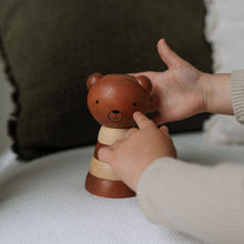 Load image into Gallery viewer, Wooden Ring Stacker - Bear