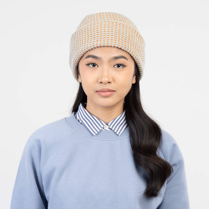 Simple Grid Knit Beanie VR826