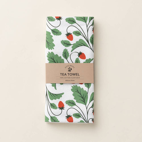 Strawberries Tea Towel / Kitchen Decor / Midwest Made HM106
