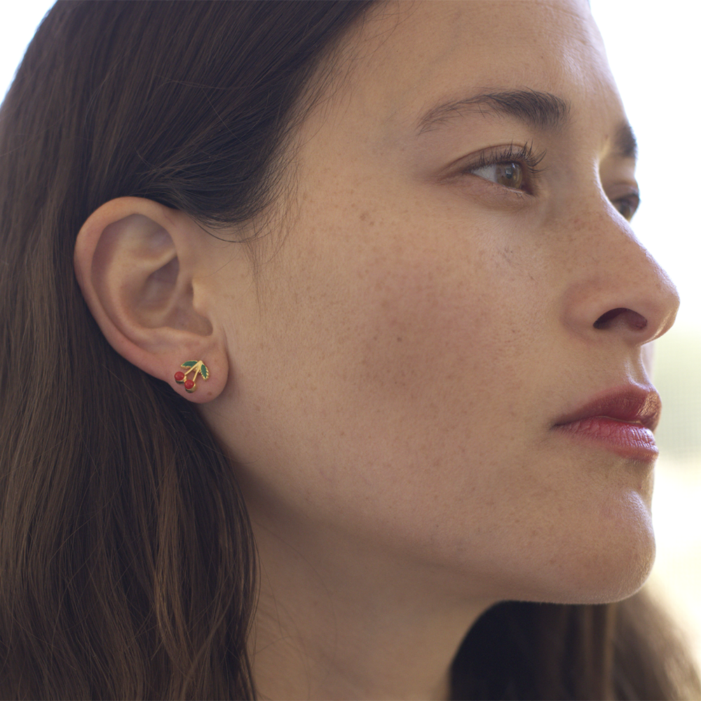Cherry Stud Earrings 24CHE