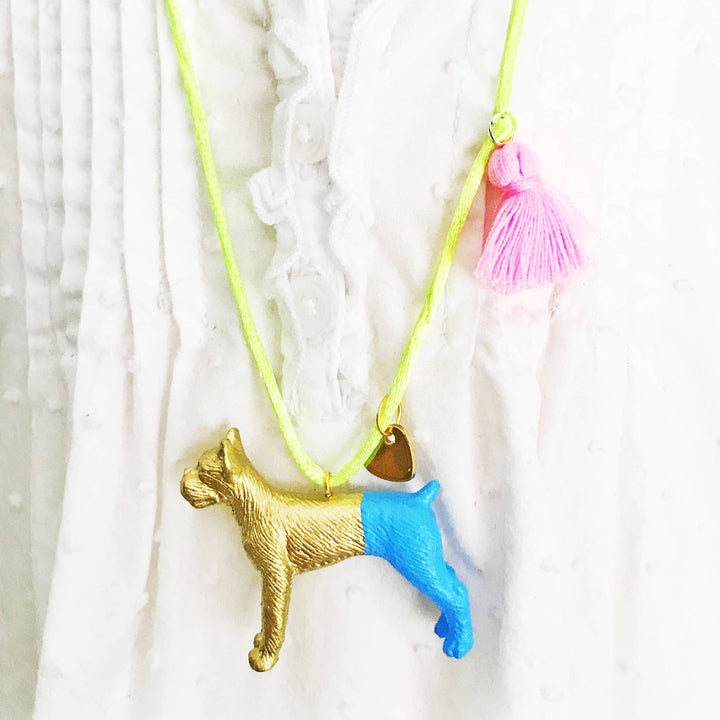 Dog Tassel Necklace