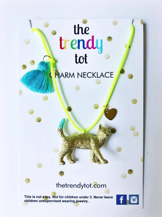 Cat Tassel Necklace