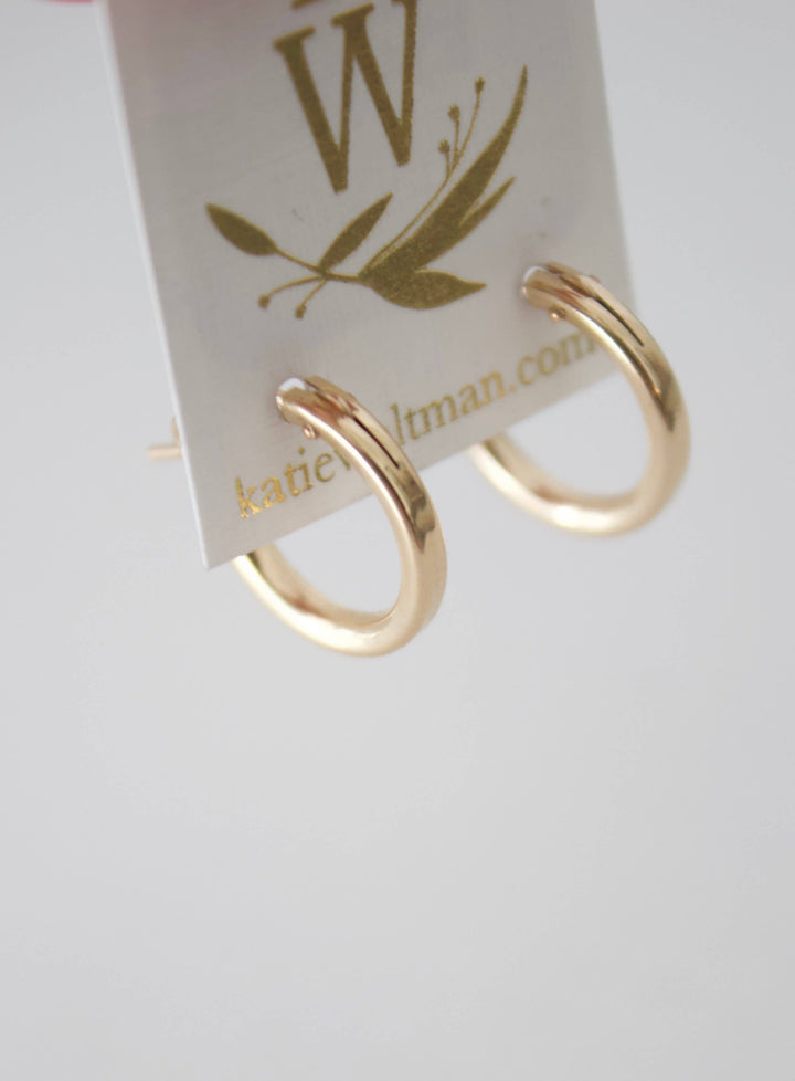 Small Gold Filled Hoops KW692
