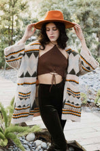 Load image into Gallery viewer, Western Faux Hair Pocket Ruana