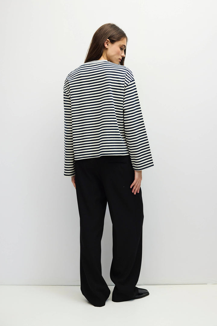 The Jessie Top | Striped Long Sleeve T-Shirt A674
