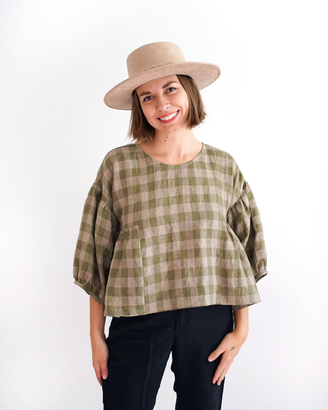Collage Gather Top Printed Sewing Pattern