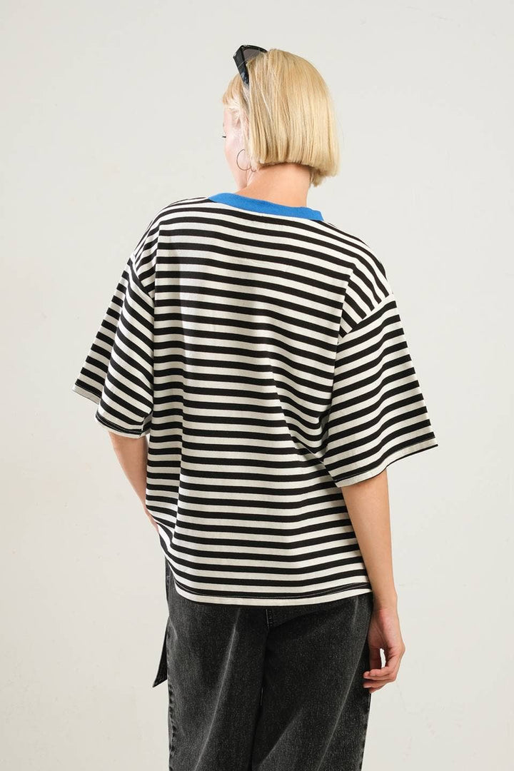 A striped knit top - FT1255
