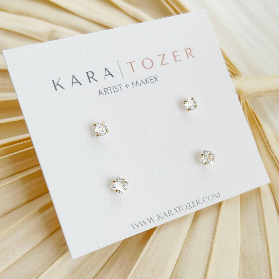 Essential CZ Stud Set KT82