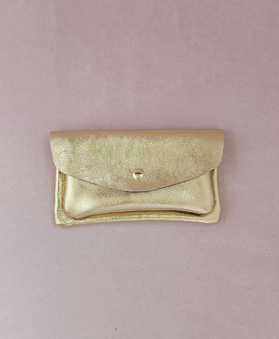 Kangaroo double pocket leather wallet Sky RM37