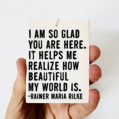 I am so glad you are here