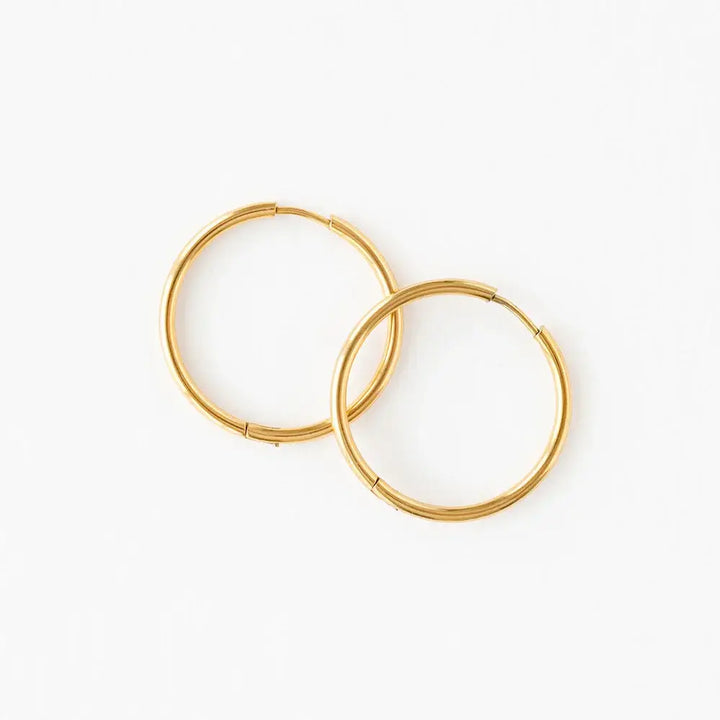 Endless Hoop Thin Gold PP939