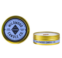 Load image into Gallery viewer, 4 oz Wildwood Travel Tin Candle